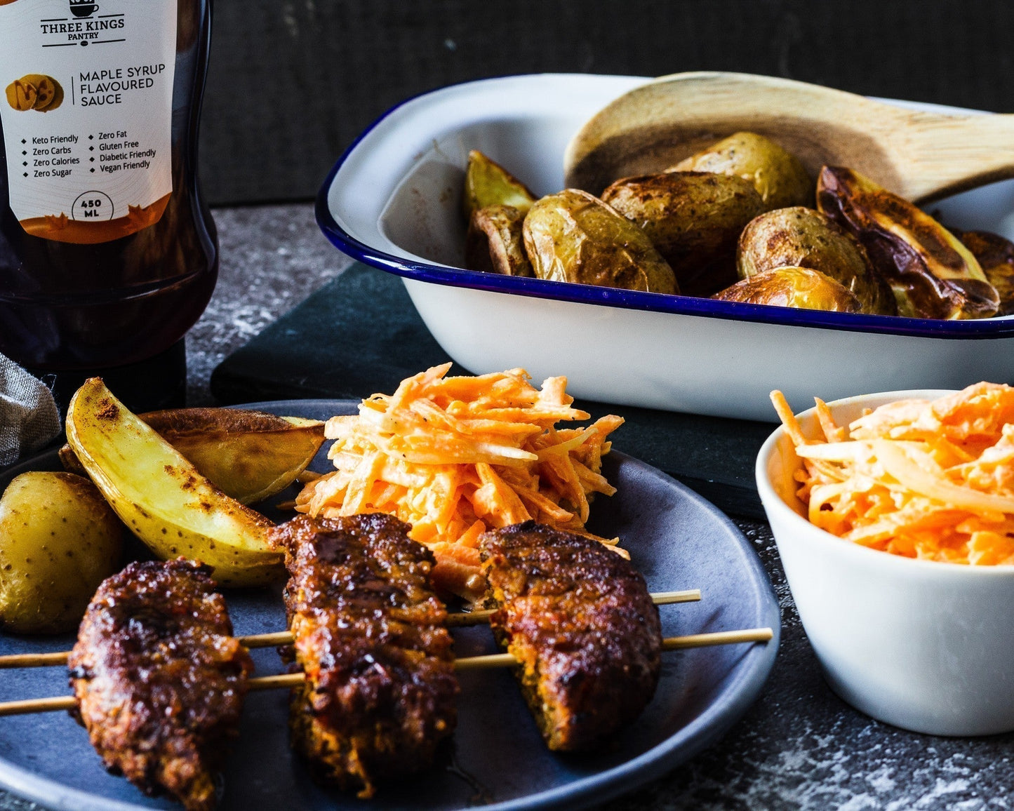 Sticky Plant-Based Ribs