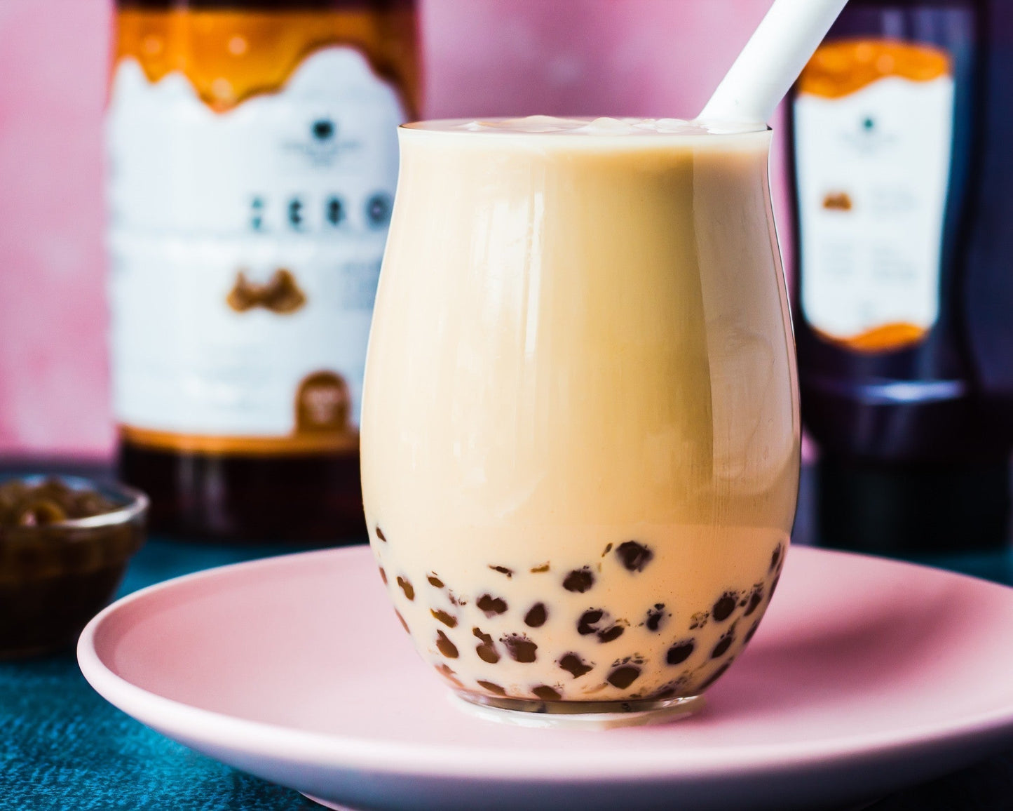 Salted Caramel Bubble (Boba) Tea