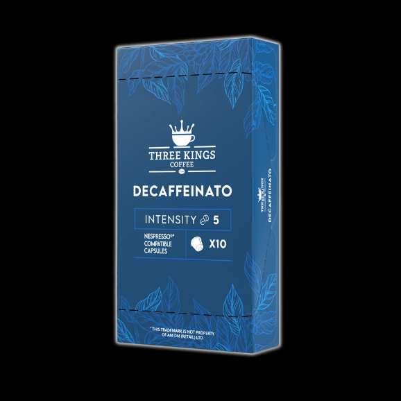 Three Kings Coffee Nespresso Compatible Pods Decaffeinato