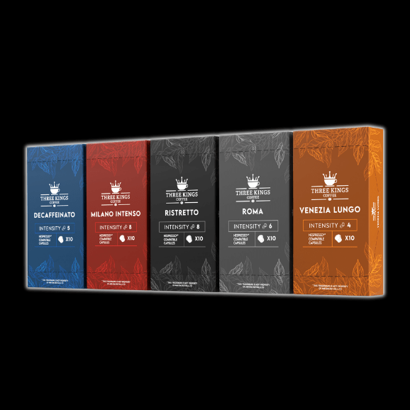 Three Kings Coffee Nespresso Compatible Pods Mixed Pack